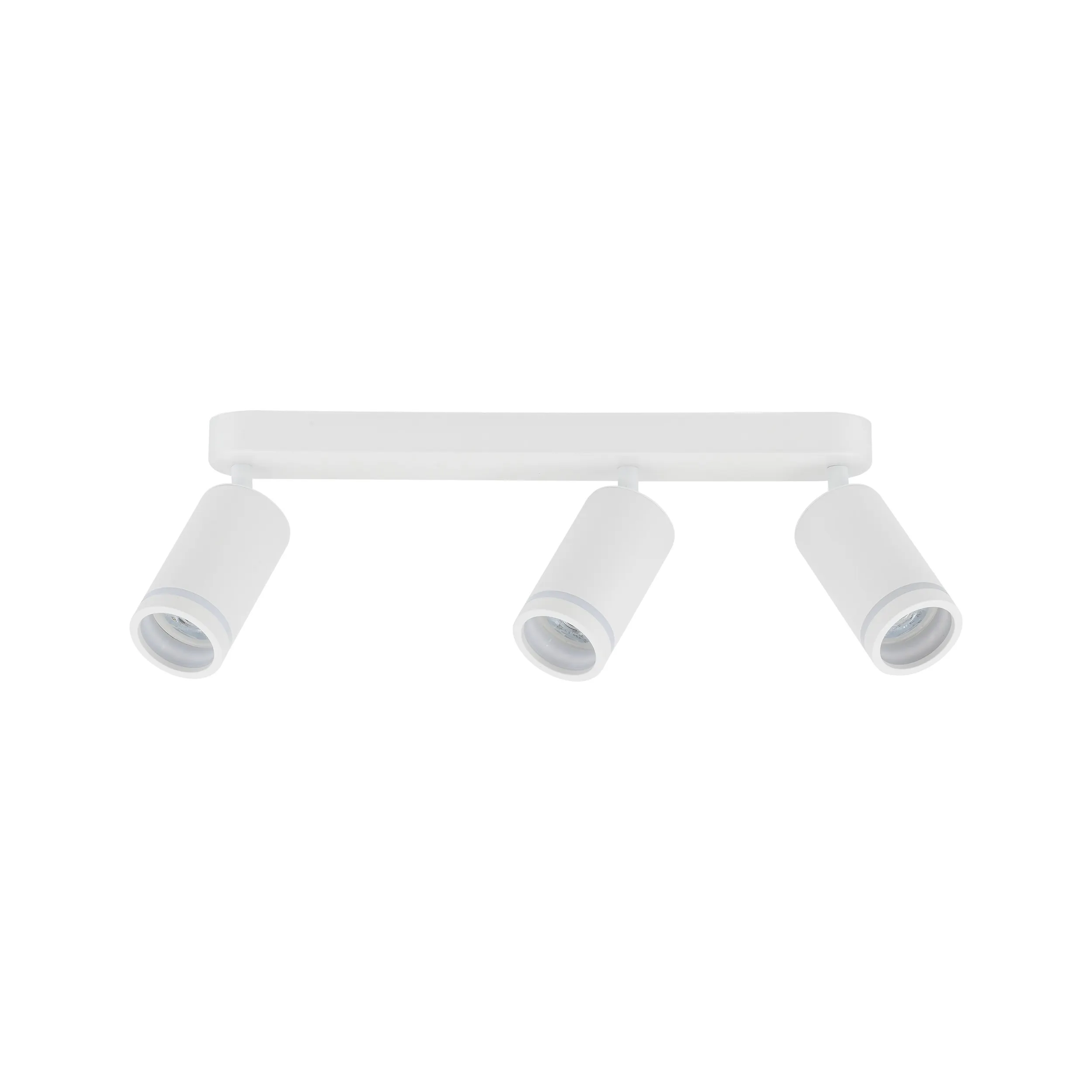 Lampa sufitowa JET biała na metalowej listwie niesymetryczna regulowana potrójna 55x15x5cm