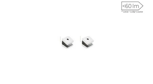 Oświetlenie 2-pkt.do półek 15,18,22mm MAREDA - IZLED4222P02-WN01