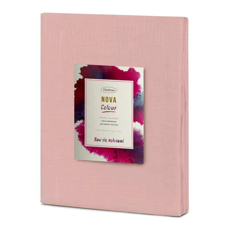 POSZEWKA NOVA COLOUR 220 X 200 CM PUDROWY RÓŻ - EU_372657