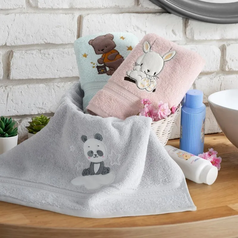 RĘCZNIK DZIECIĘCY BABY64 50 X 90 CM RÓŻOWY - EU_462153