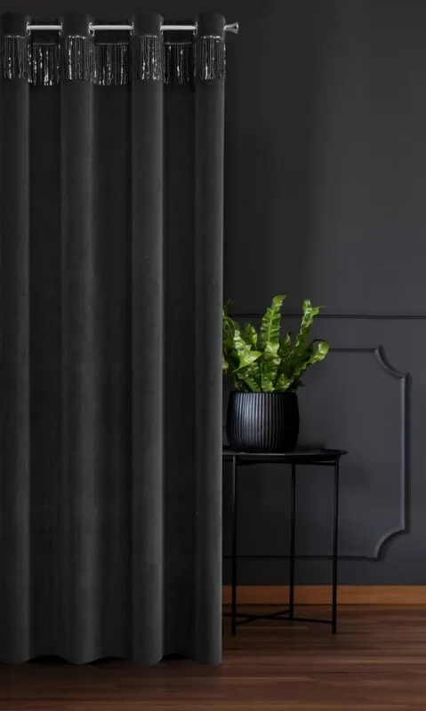 ZASŁONA JASPER 140X250 CM CZARNY - EU_386174