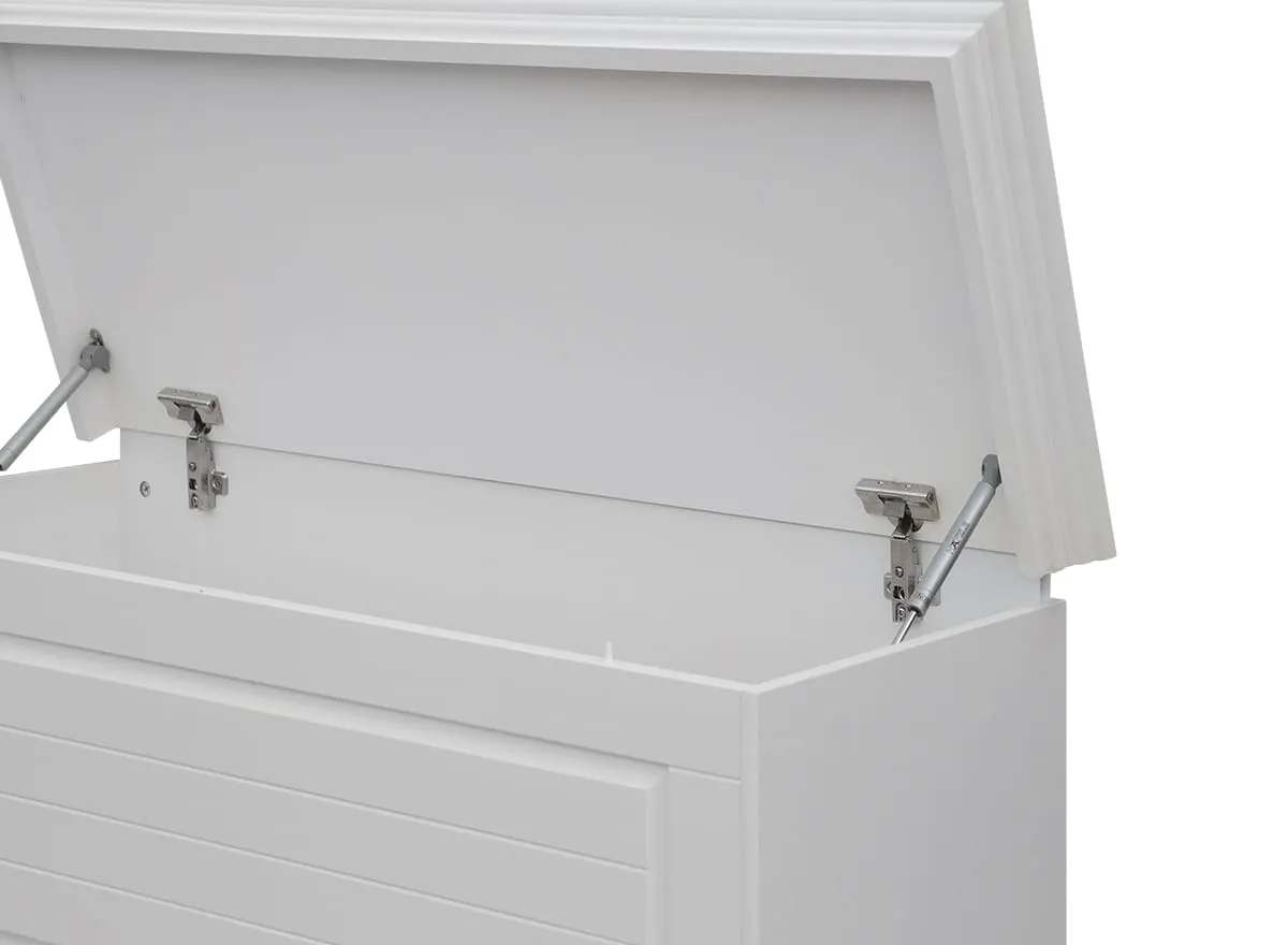 Skrzynia sosnowa BELLUNO ELEGANTE biała - PL038B