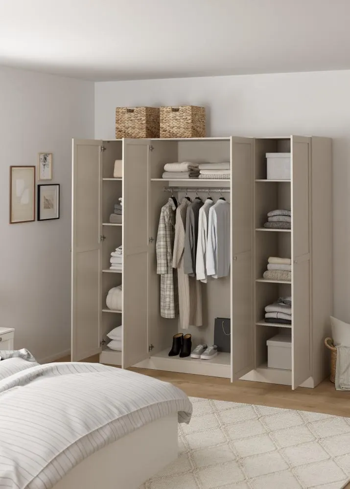 Szafa 4-drzwiowa BILLUND 200 cm cashmere - TV_68053NKNK