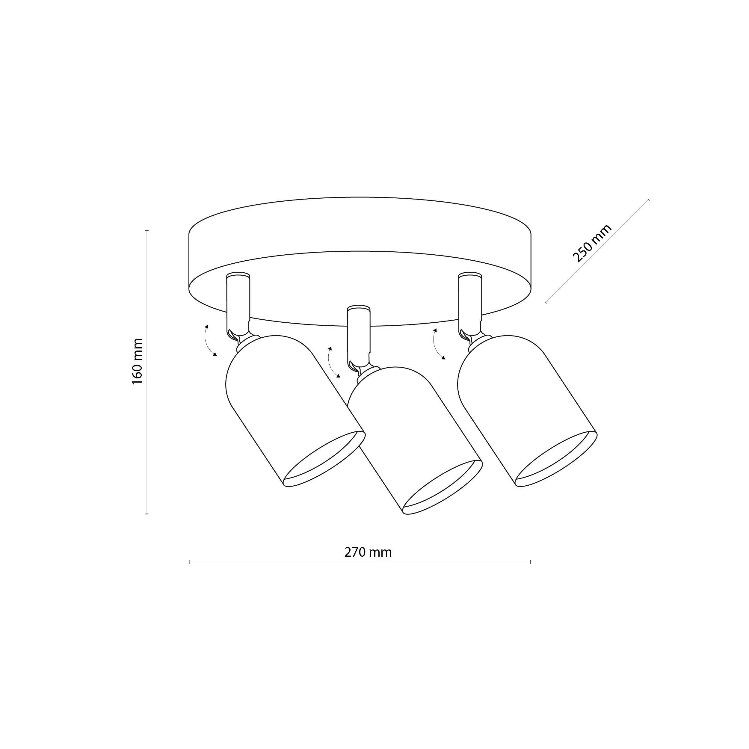 Lampa wisząca VIBE czarna z białym okrągłym szklanym kloszem 165x25cm - TK_4759