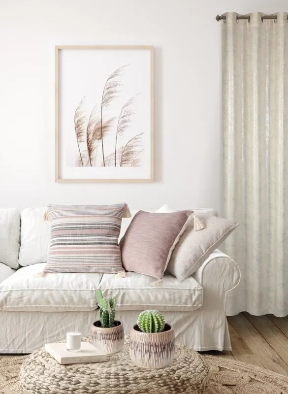 POSZEWKA BOHO 5 45 X 45 CM PUDROWY RÓŻ - EU_410624