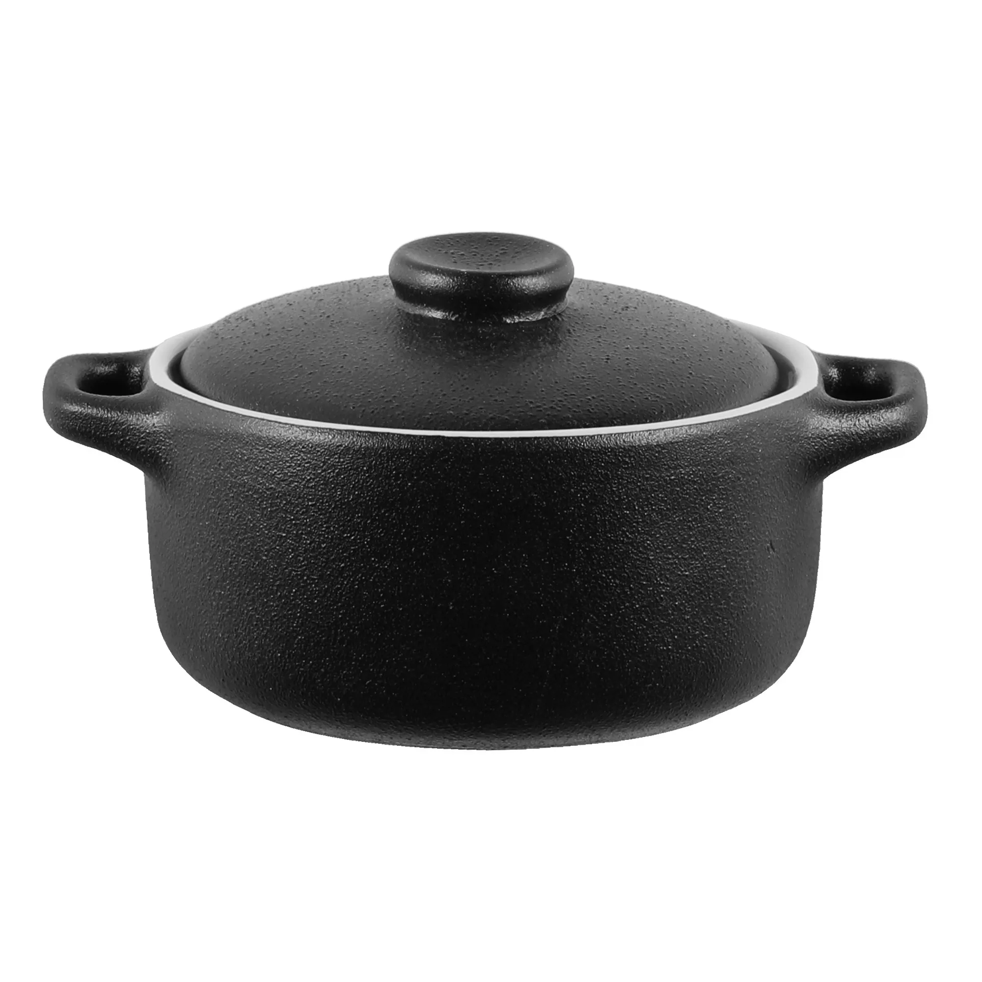 MAKU ROBUSTE MINI GARNEK CERAMICZNY Z POKRYWKĄ 10 CM garnek, cmie Maj