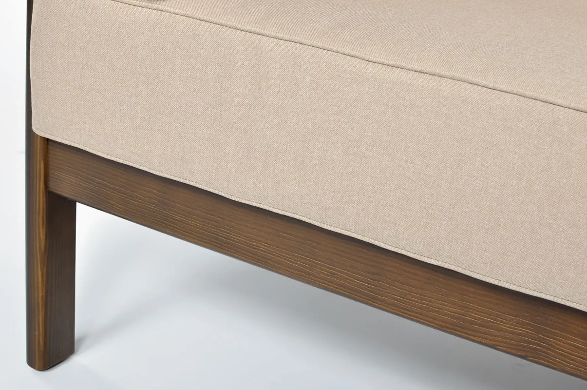 Sofa ogrodowa EDEN 3-osobowa - brązowy, beżowy - FE5906948124981