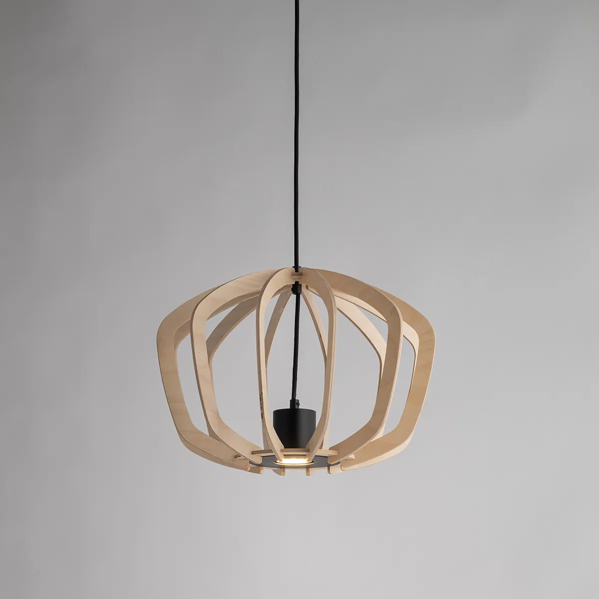 Lampa wisząca SUMMER 1 S efekt drewna - SI_40925