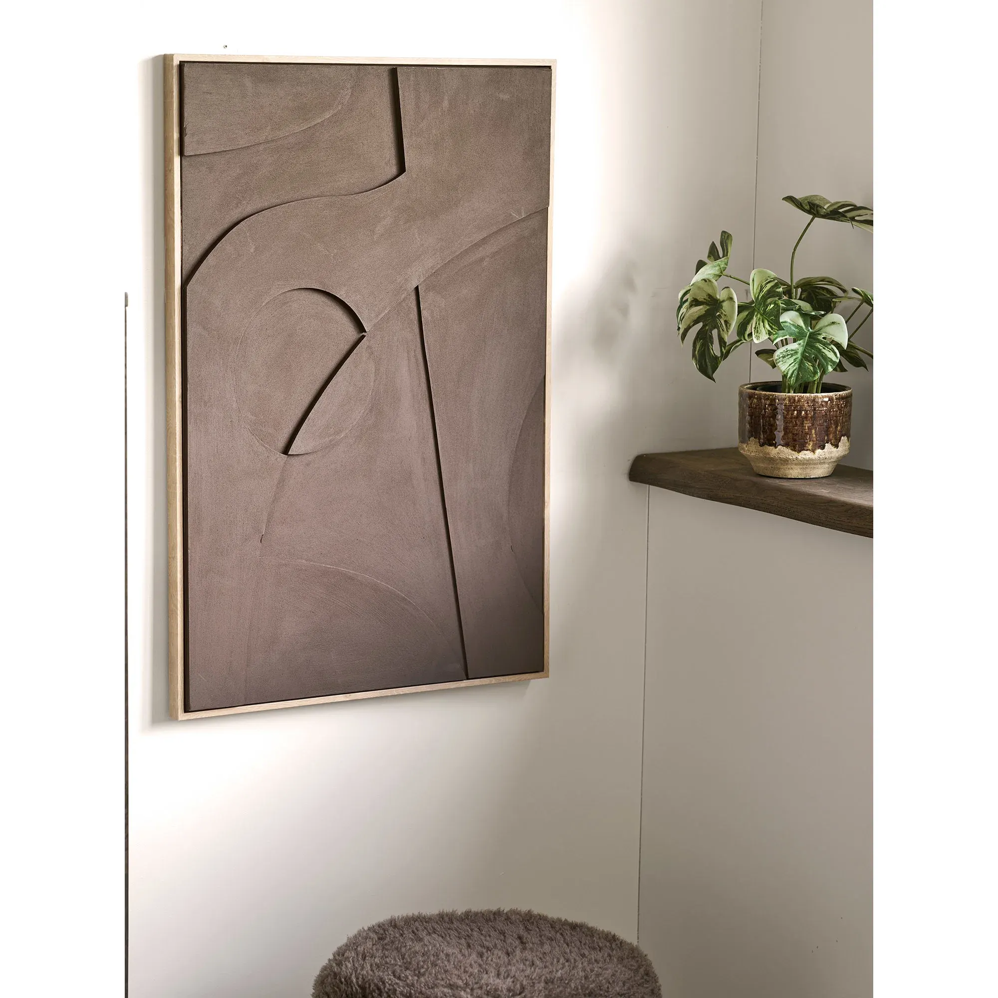 Relief ścienny ISABELLA 2 60x90 brązowy — zdjęcie 4