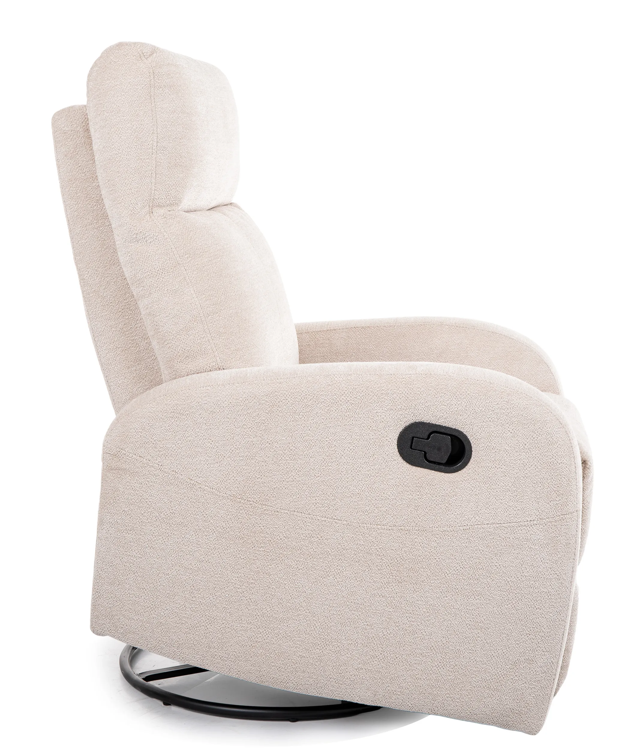 Fotel rozkładany obrotowy OLIMP RAVEN funkcja kołysania beżowy - OLIMPRABE24