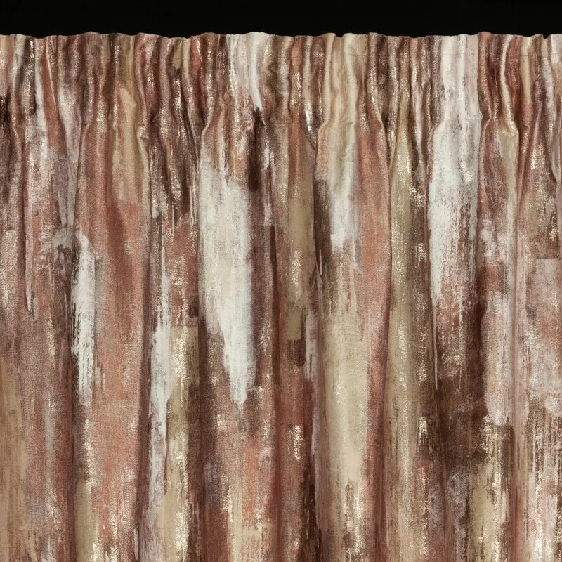 ZASŁONA GOTOWA ELLA NA TAŚMIE 140X270 CM CEGLASTY - EU_427895