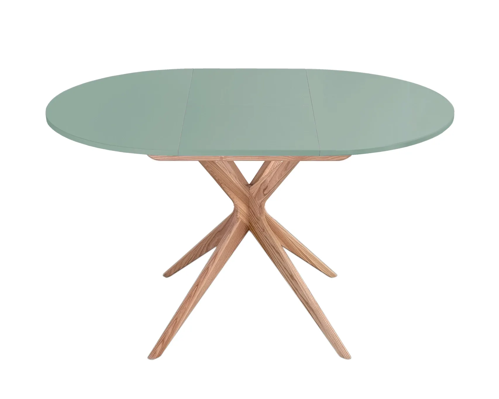 Stół okrągły rozsuwany JUBI 90x90-130 cm szałwiowy Stół okrągły rozsuwany JUBI 90x90-130 cm szałwiowy