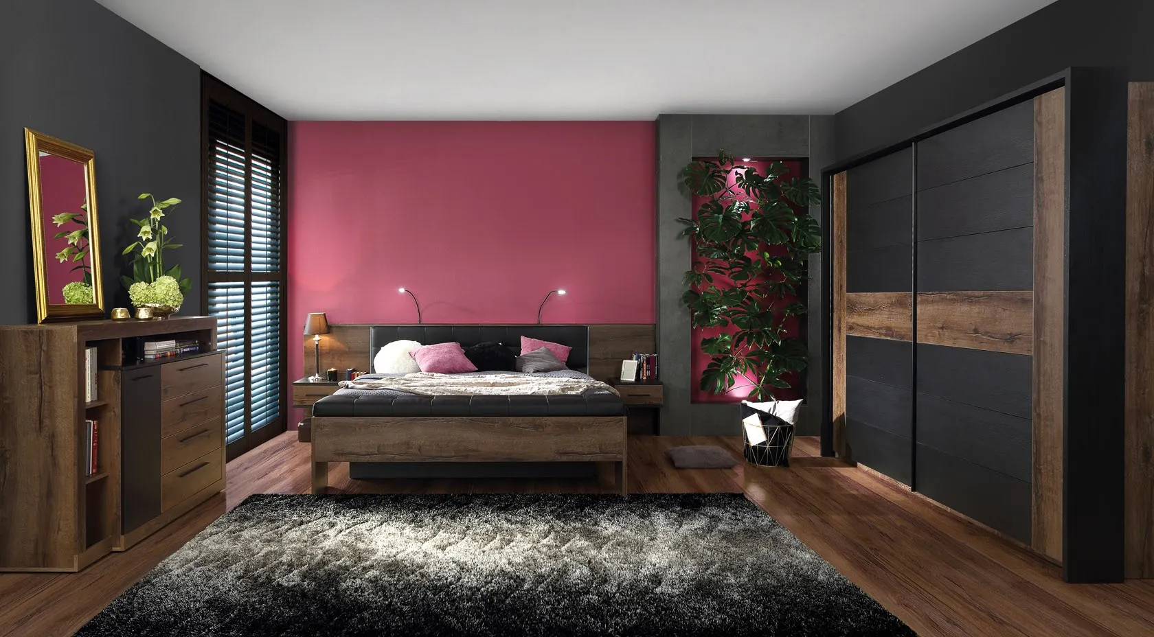 Szafa przesuwna BELLEVUE BLQS128E1 FORTE FORTE - BLQS128E1-N09