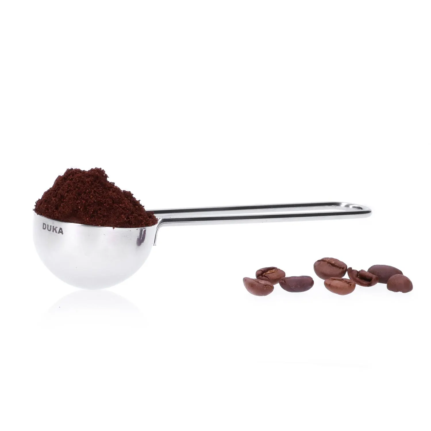kawa mielona, sypka kawa, miarka, kolor brązowy, narzędzie kuchenne