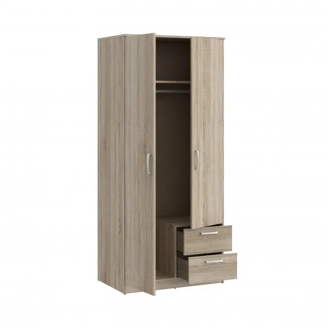 Szafa ubraniowa NIKO Dąb Sonoma NIKS81-D30F FORTE - NIKS81-D30F
