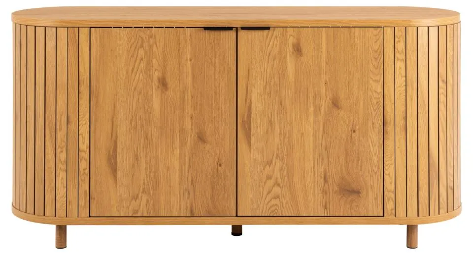 Komoda 2-drzwiowa z półkami COLIMA 160x80 dąb naturalny