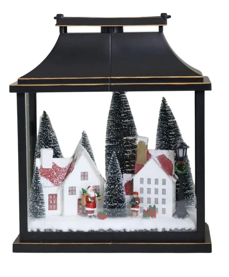 Scenka świąteczna LED 809 czarna Scenka świąteczna LED 809 czarna