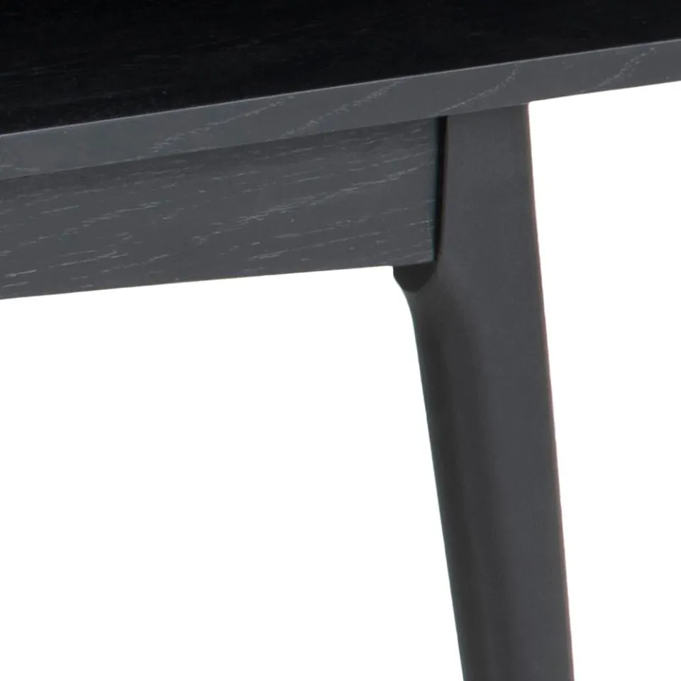 Stolik kawowy z półką AVERNA 130x70x50 cm Czarny — zdjęcie 4