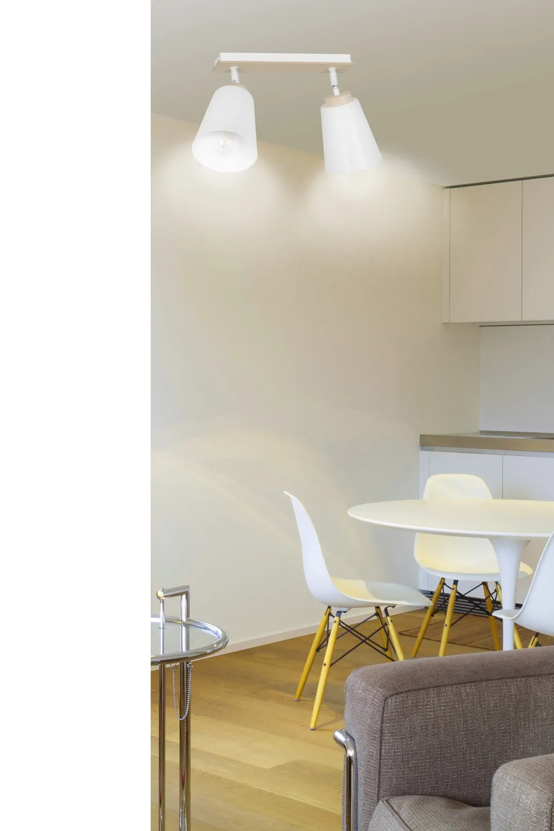 Lampa sufitowa ATLAS Biały 724/2 - 724/2