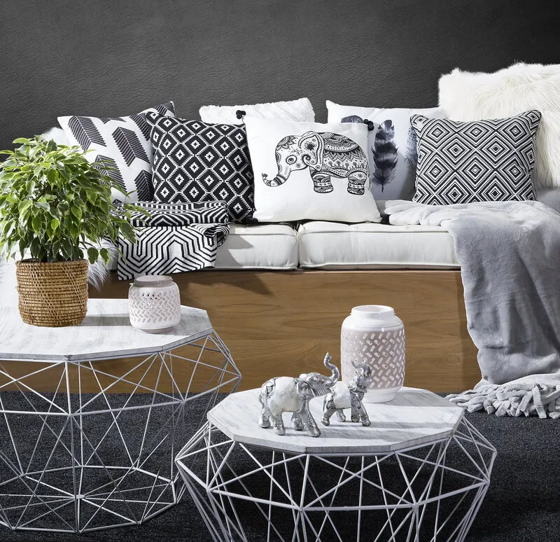 POSZEWKA ANISE 40X40 CM BIAŁY - EU_126042