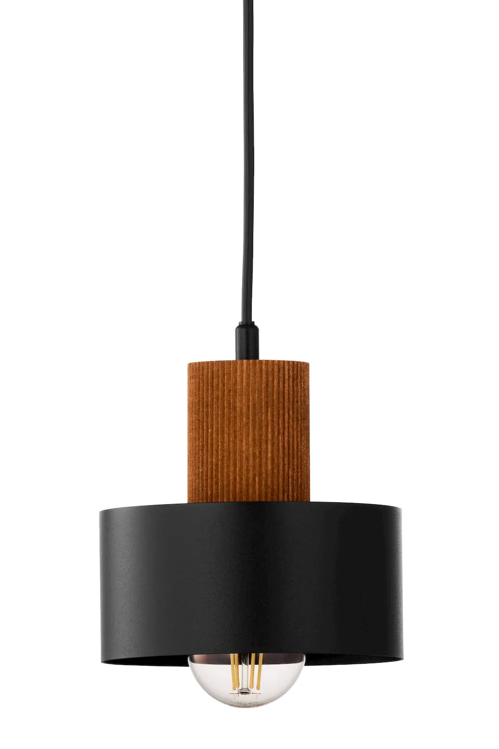 pendant, lighting, lamp, wood, black