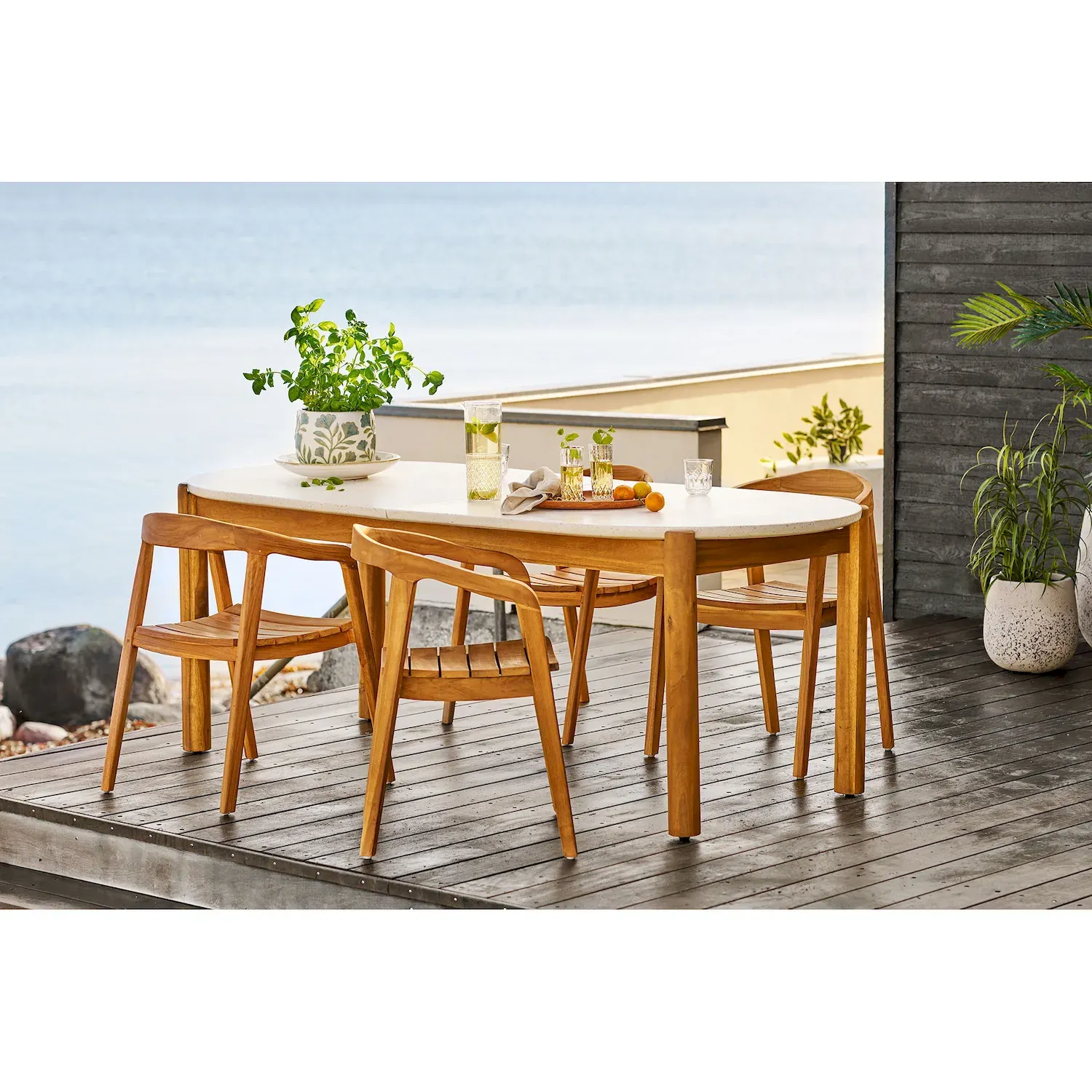 Taca ceramiczna 35,5x5 biała — zdjęcie 7