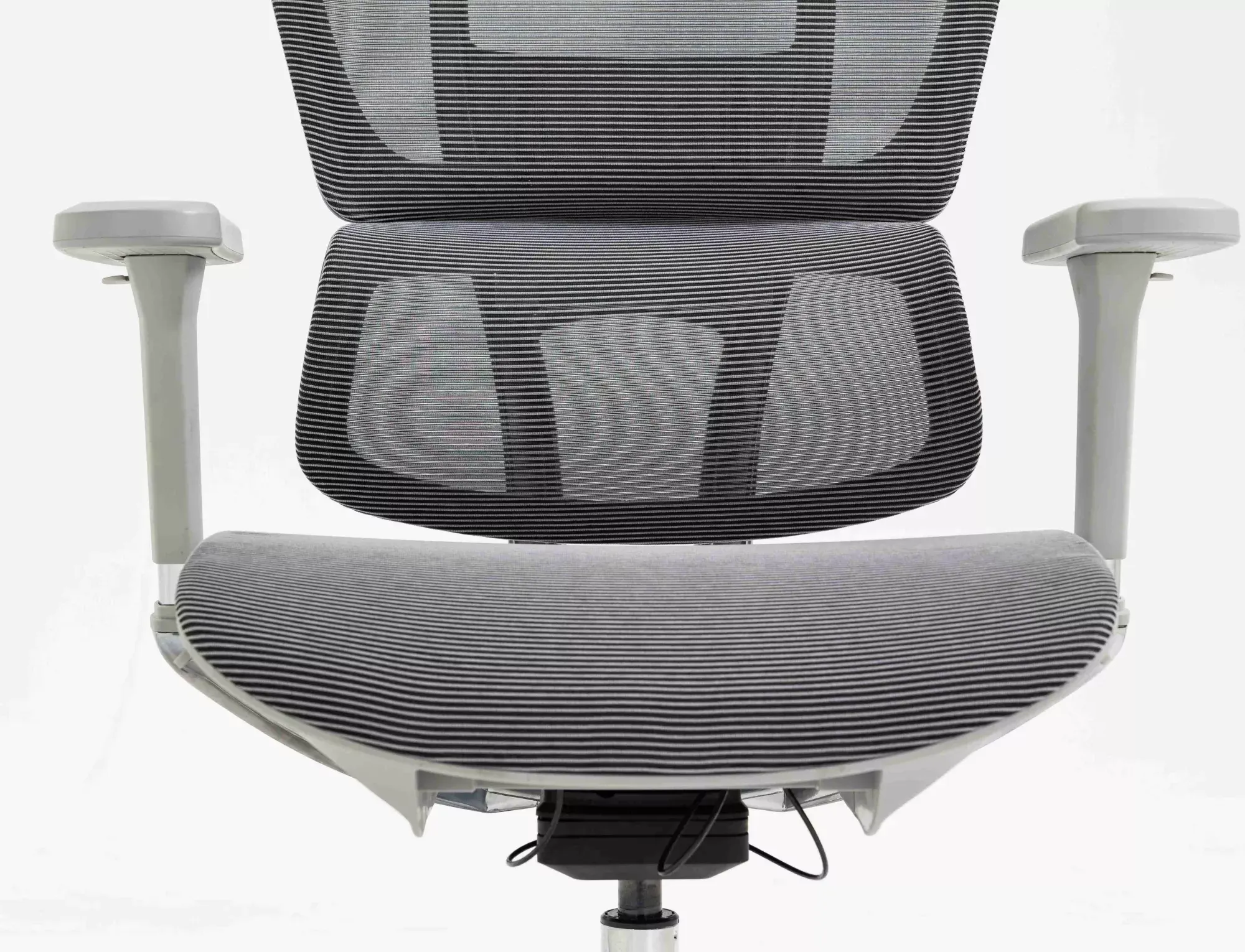 Fotel obrotowy biurowy WINNER LUX z zagłówkiem ergonomiczny szary - OBRWINNERLUXSZ