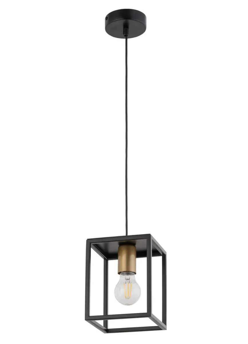 Lampa wisząca VIGO 1 czarno-złota