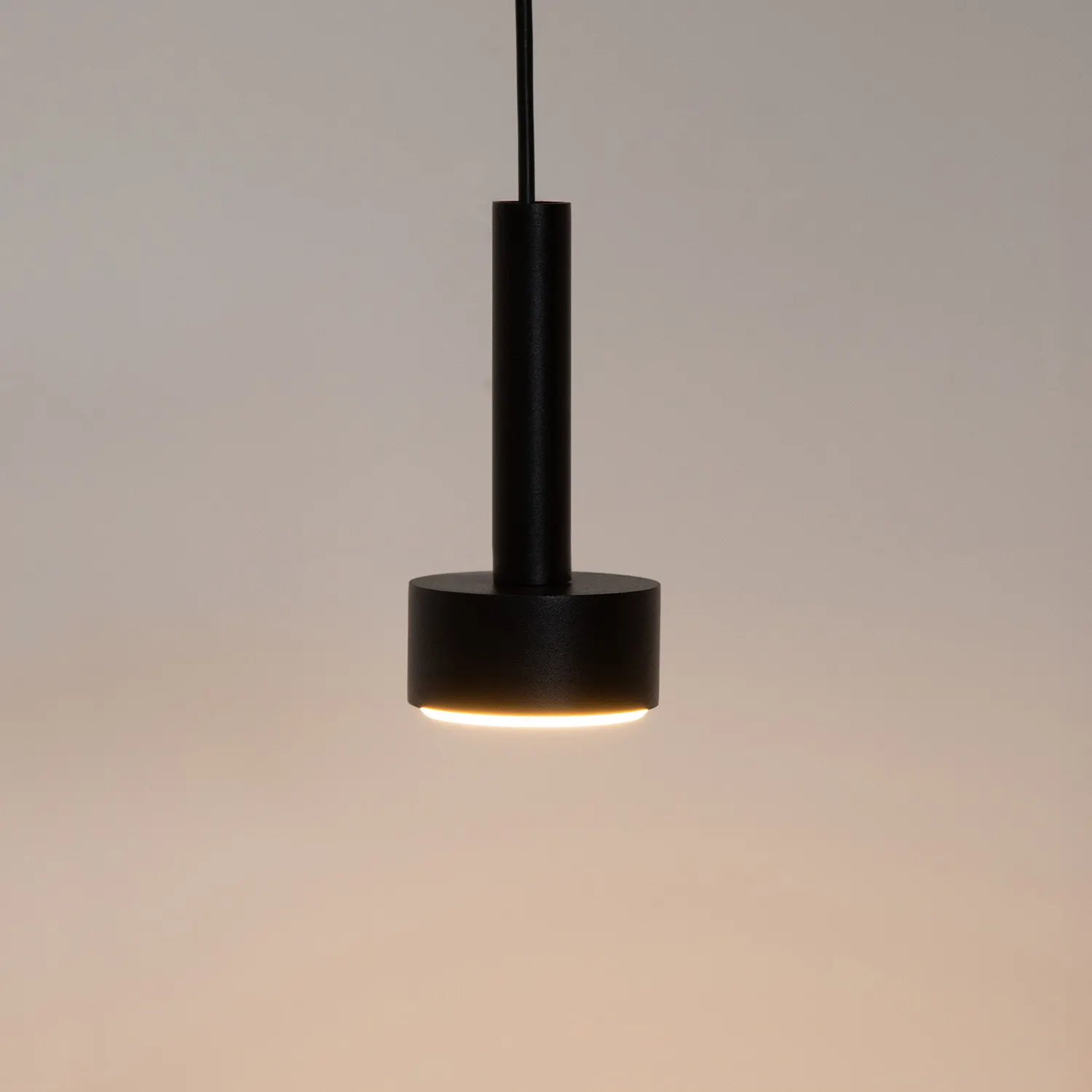 Lampa wisząca stalowa STAMP 2 czarny - SI_41243