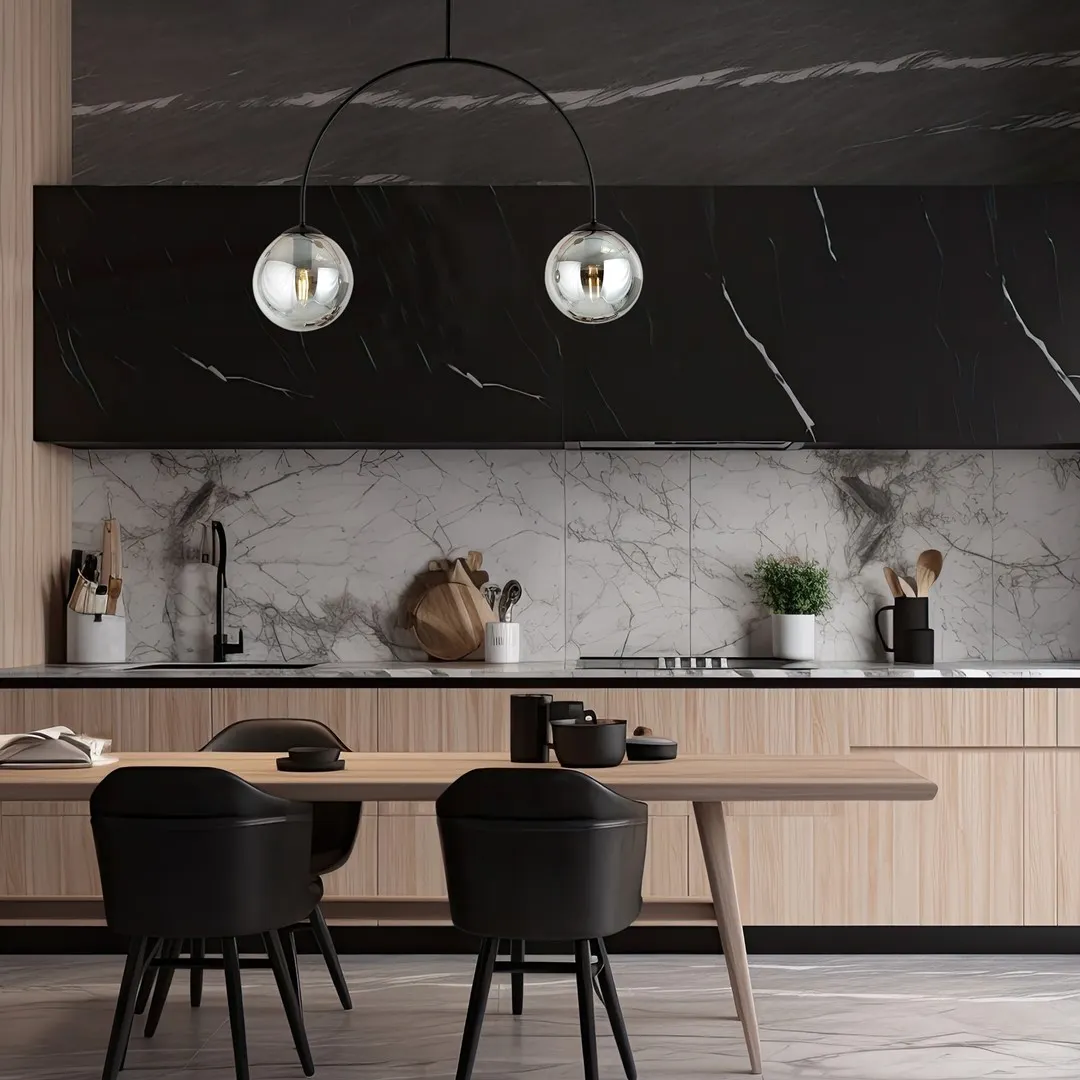 Żyrandol ARCHI Czarny 1287/2 - 1287/2