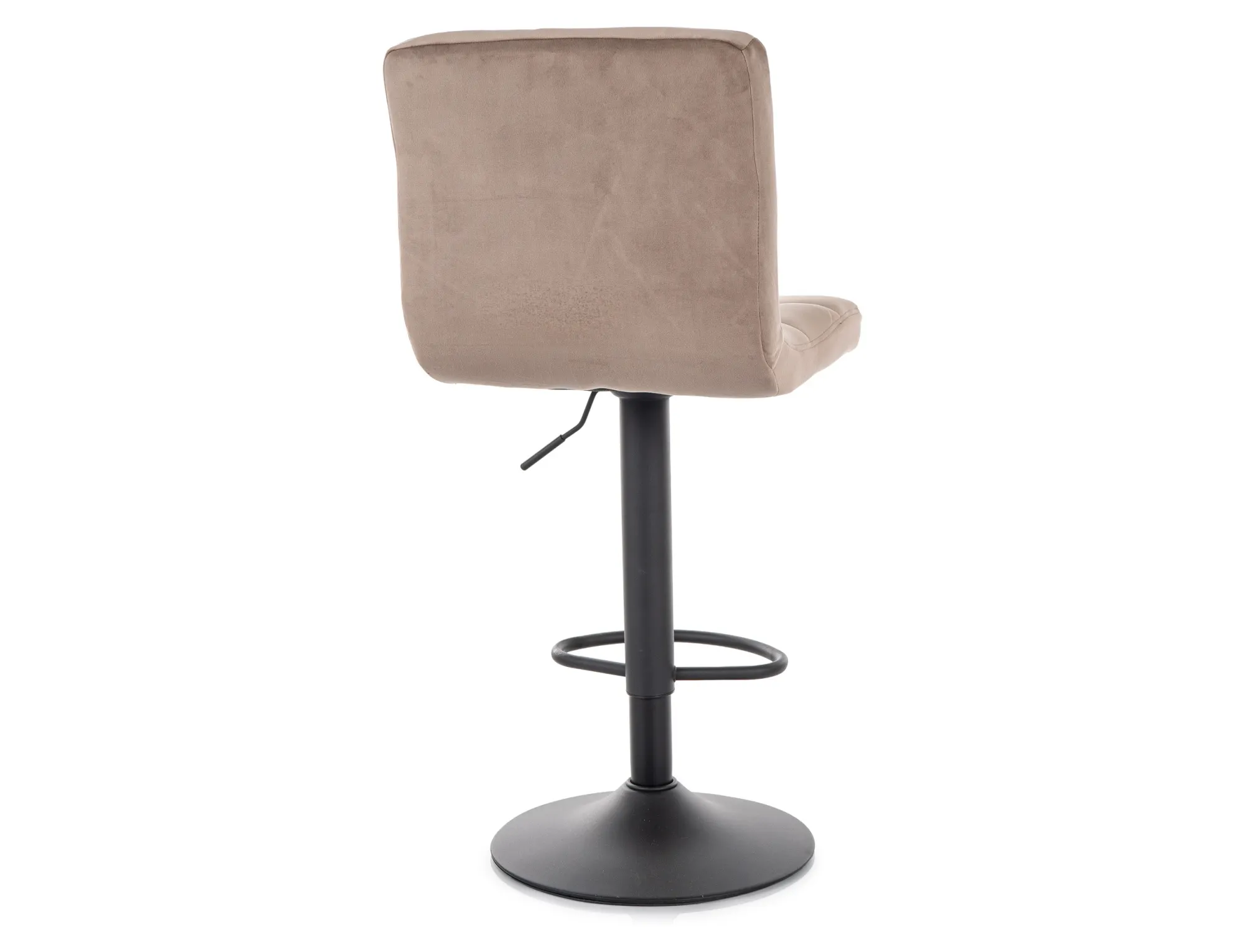 HOKER C-105 VELVET CZARNY STELAŻ / CIEMNY BEŻ BLUVEL 40 Signal — zdjęcie 5