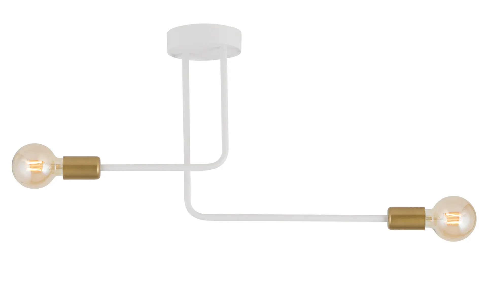 Lampa sufitowa/plafon GINO 2 biało-złoty Lampa sufitowa/plafon GINO 2 biało-złoty