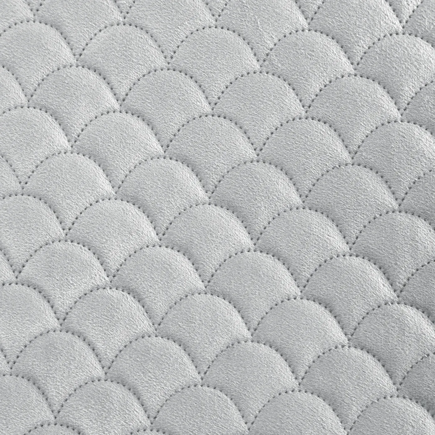 Narzuta z połyskiem ARIEL 170 X 210 CM Srebrny - EU_379097