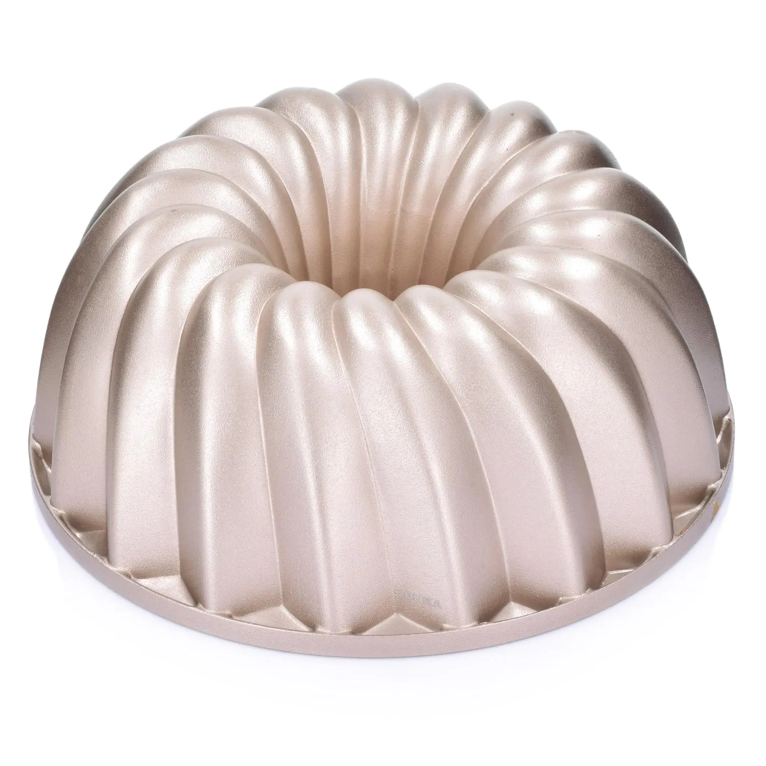 forma do pieczenia, keksownica, babka, metaliczny, kształt żebrowany