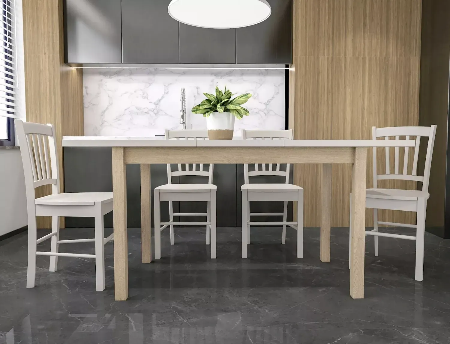 Stół rozkładany ADAM 90(125)x65 kaszmirowy dąb cremona torro Signal - ADAMKADCT90125