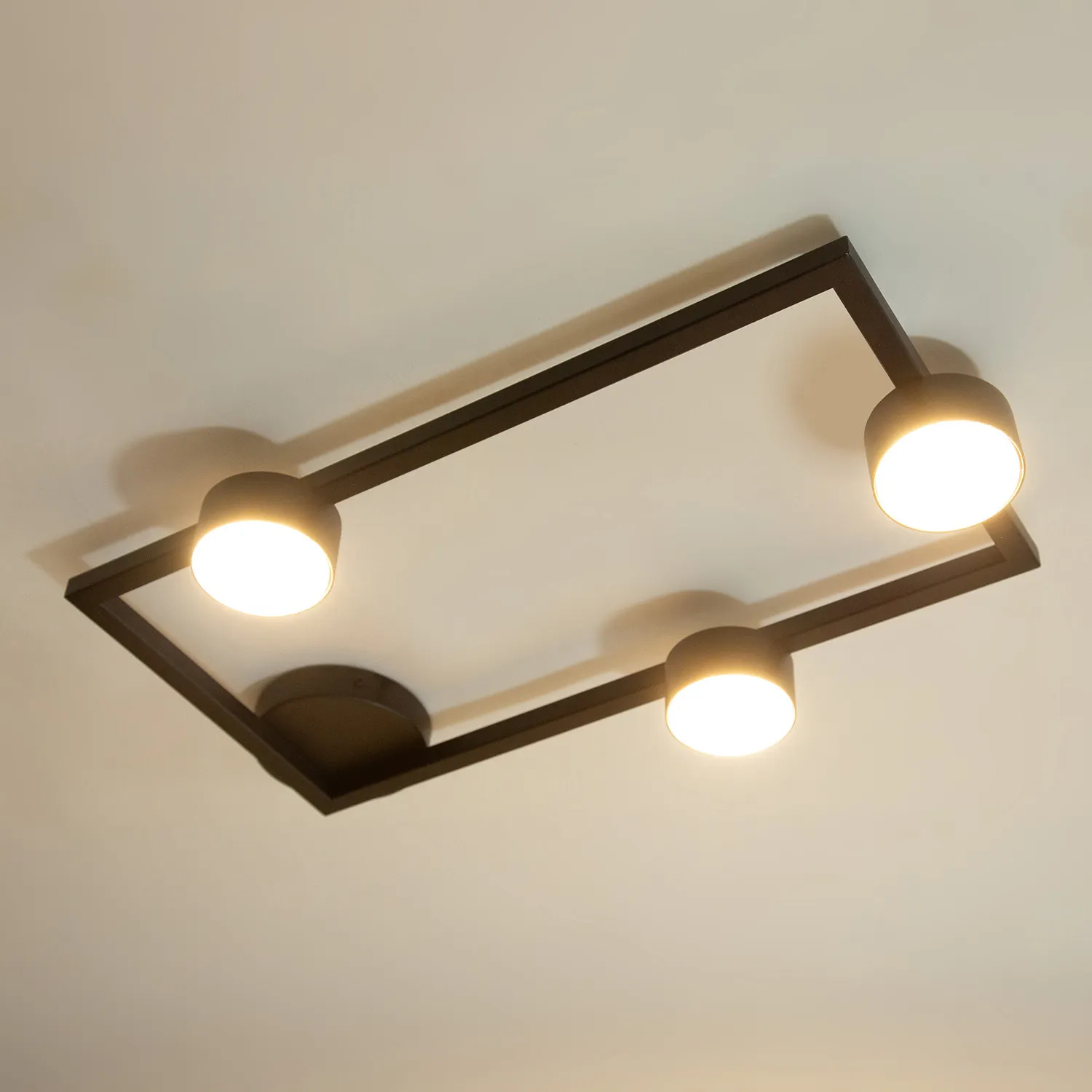 Plafon stalowy FRAME 3 grafit - SI_41281