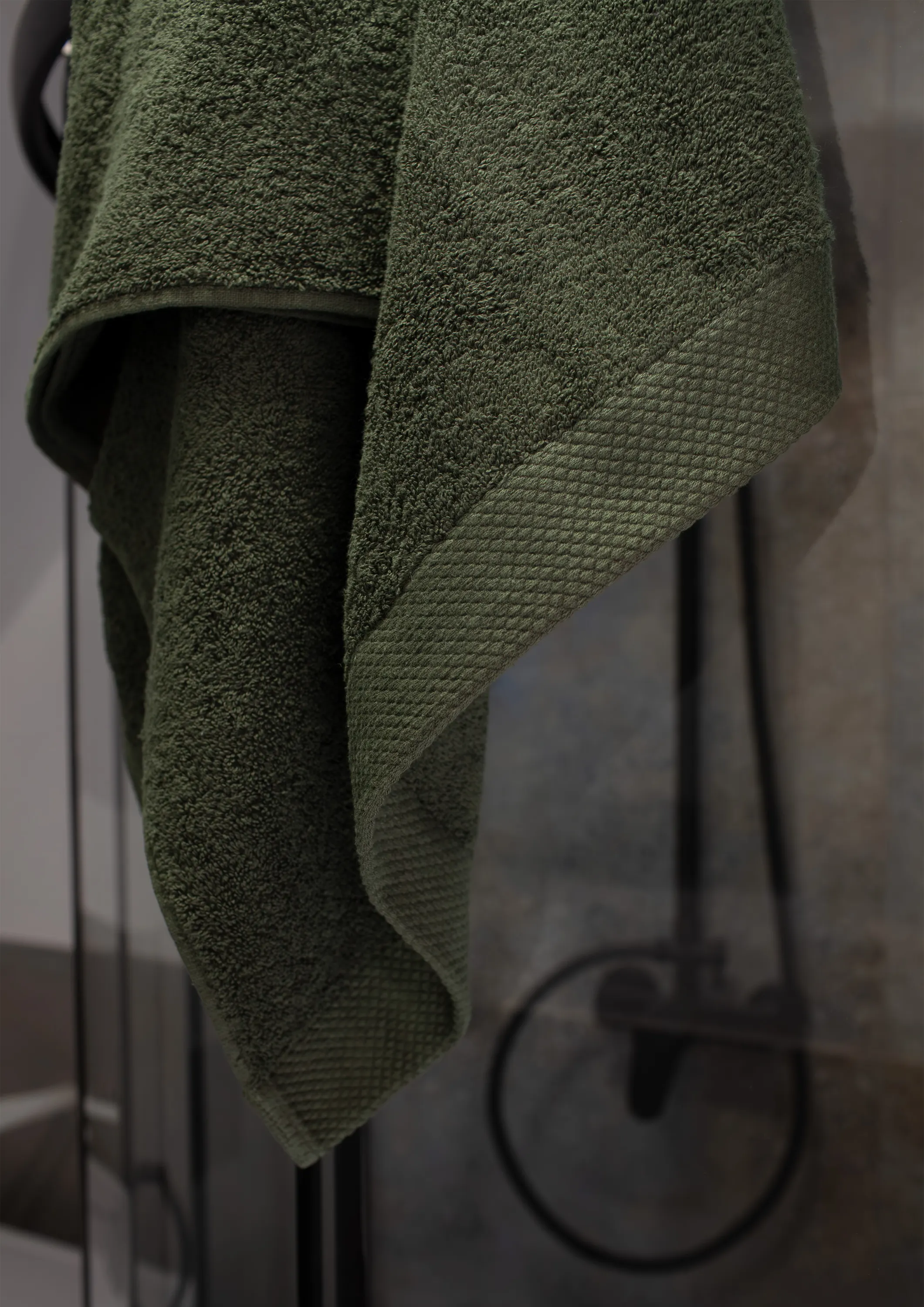 Ręcznik frotte BOHO 50x90 gramatura 500 zielony - FARO_29451