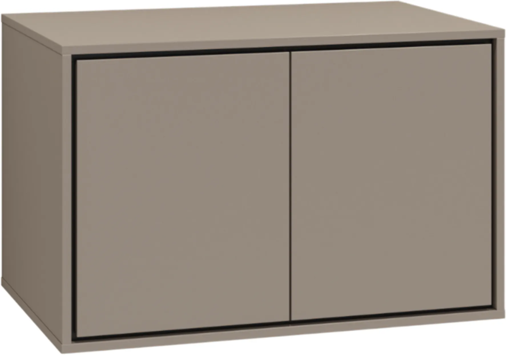 Szafka pod umywalkę IRVINE 2-drzwiowa 80cm - congo, czarny Szafka, Meble, Kredens, Skrzynka pocztowa