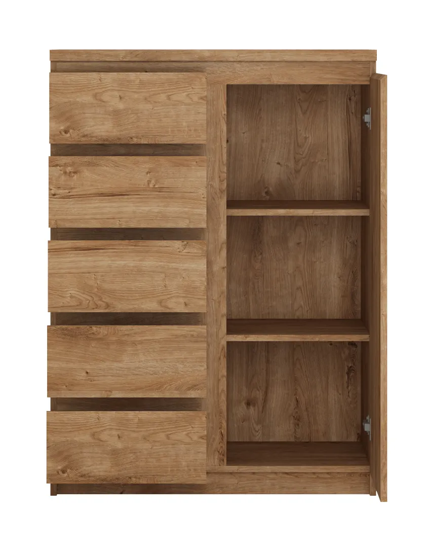 KOMODA FRIBO FRIK01 DĄB RIBBECK ZŁOTY — zdjęcie 3