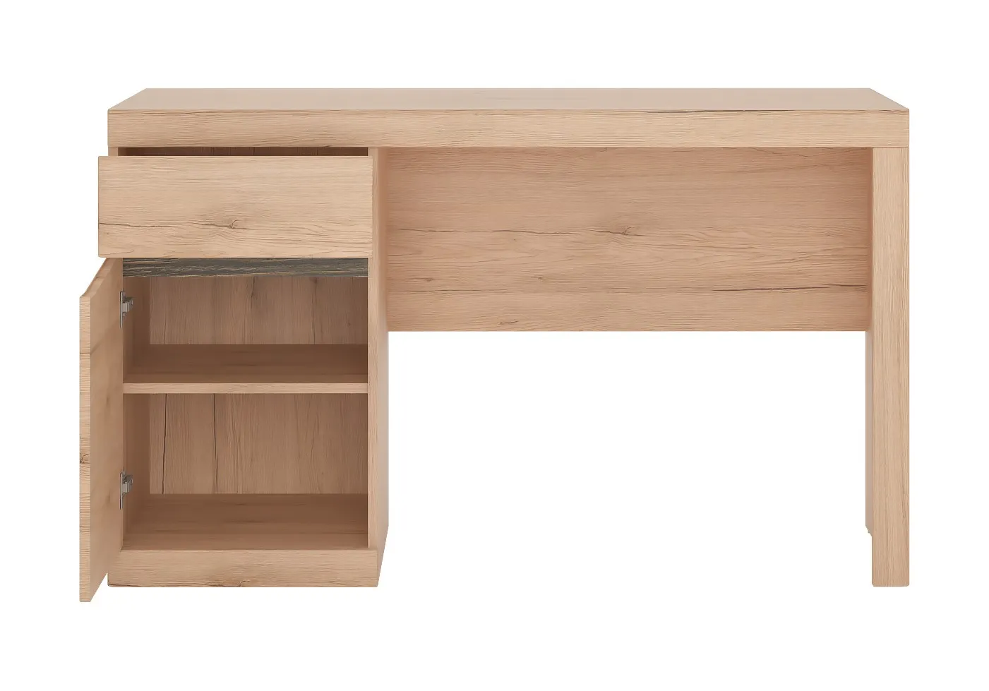 BIURKO z szafką i 1 szufladą SUMMER TYP 80 Dąb Sanremo jasny, Arusha - 6001078000027