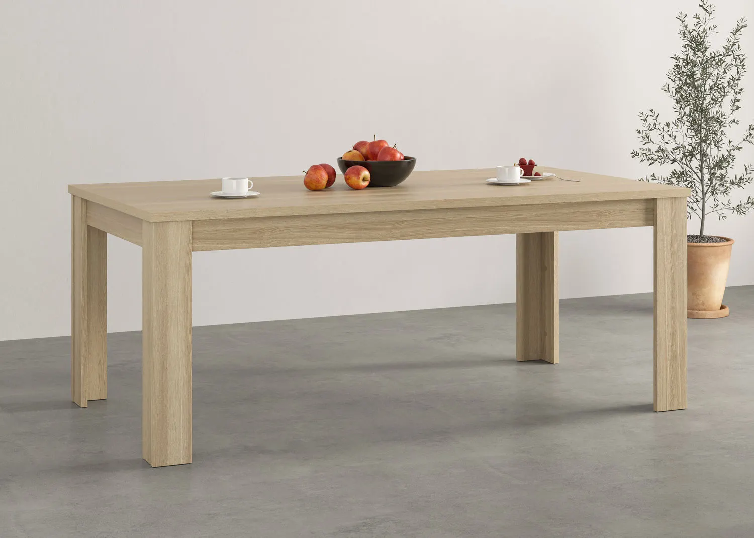 Stół jadalniany CUBA II 190x100 dąb samdal - 24DEOC94