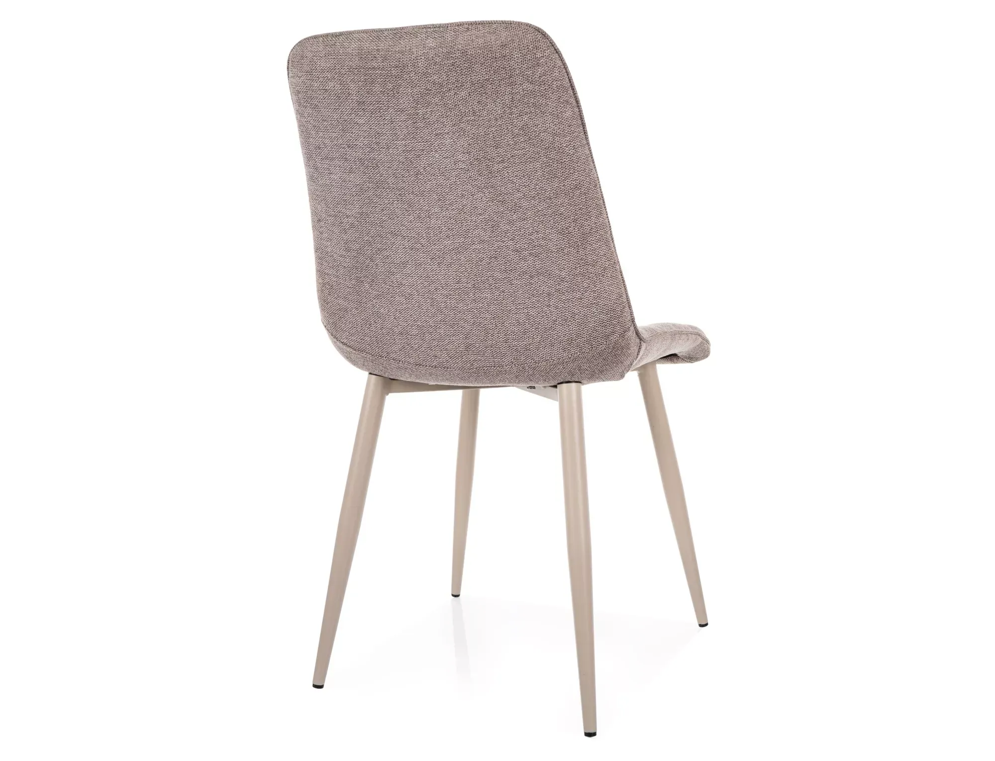 Krzesło tapicerowane CHIC BREGO beżowy/kaszmirowe nogi - CHICBRKBE