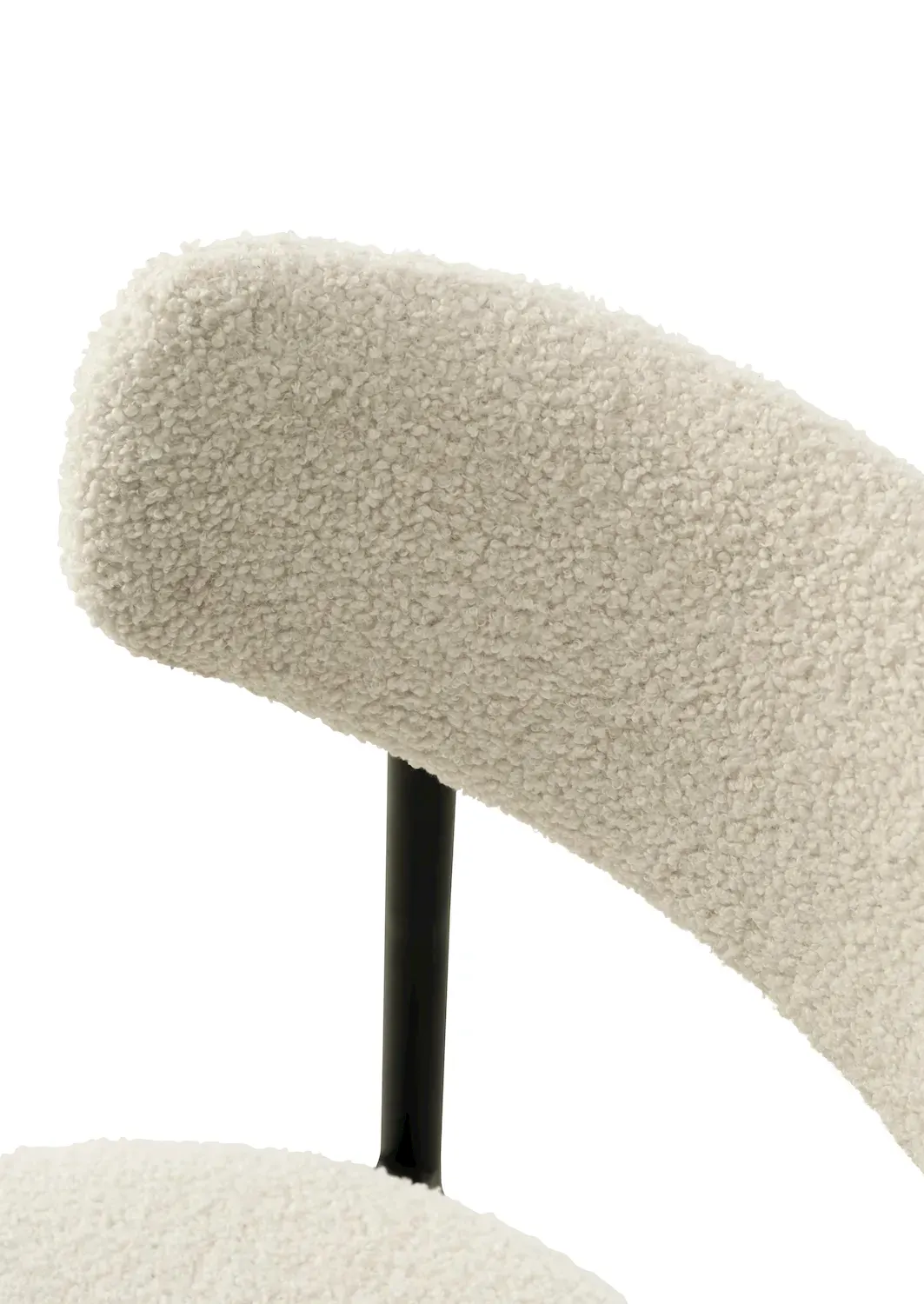 Krzesło tapicerowane GIMLI - złamana biel - UN_48230000