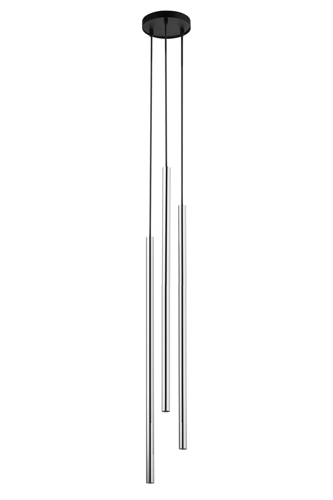 Lampa wisząca SOPEL LUX 3 czarno-srebrna