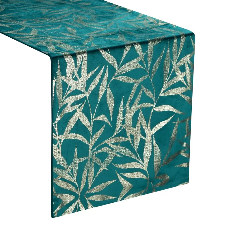 OBRUS BLINK 15 35 X 140 CM CIEMNOTURKUSOWY - EU_389927