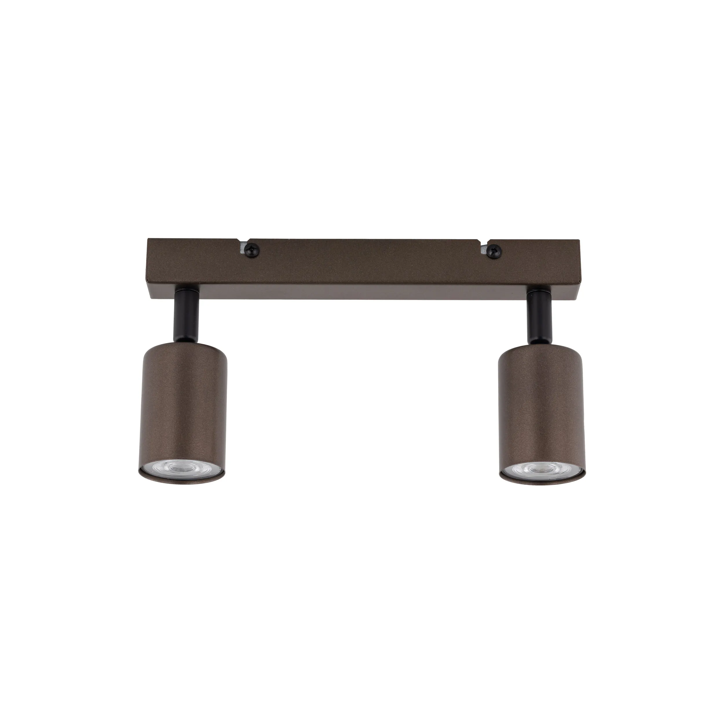 Lampa sufitowa TOP brązowa na listwie regulowana 39x19x15cm - TK_6180