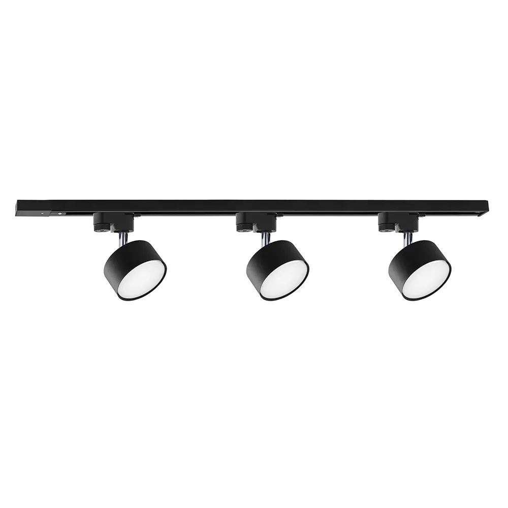 Reflektory listwowe TRACER LED czarne komplet 3 sztuk - TK_6157