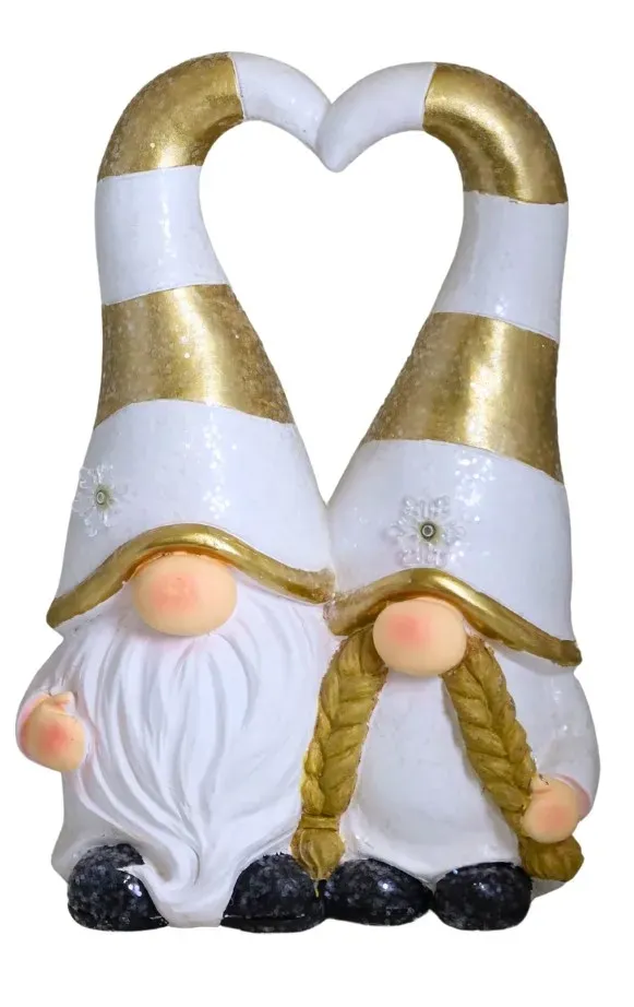 SKRZATY ceramiczne LED biało-złote