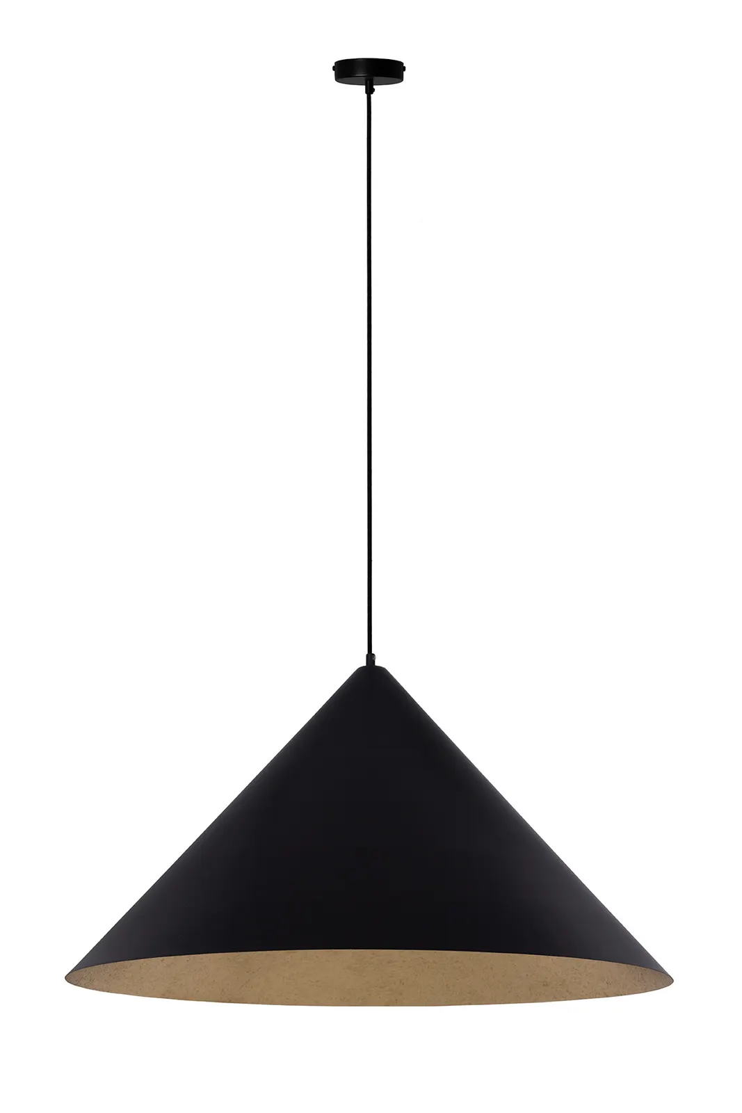 Lampa wisząca VESUVIO M czarno-złota - SI_41037