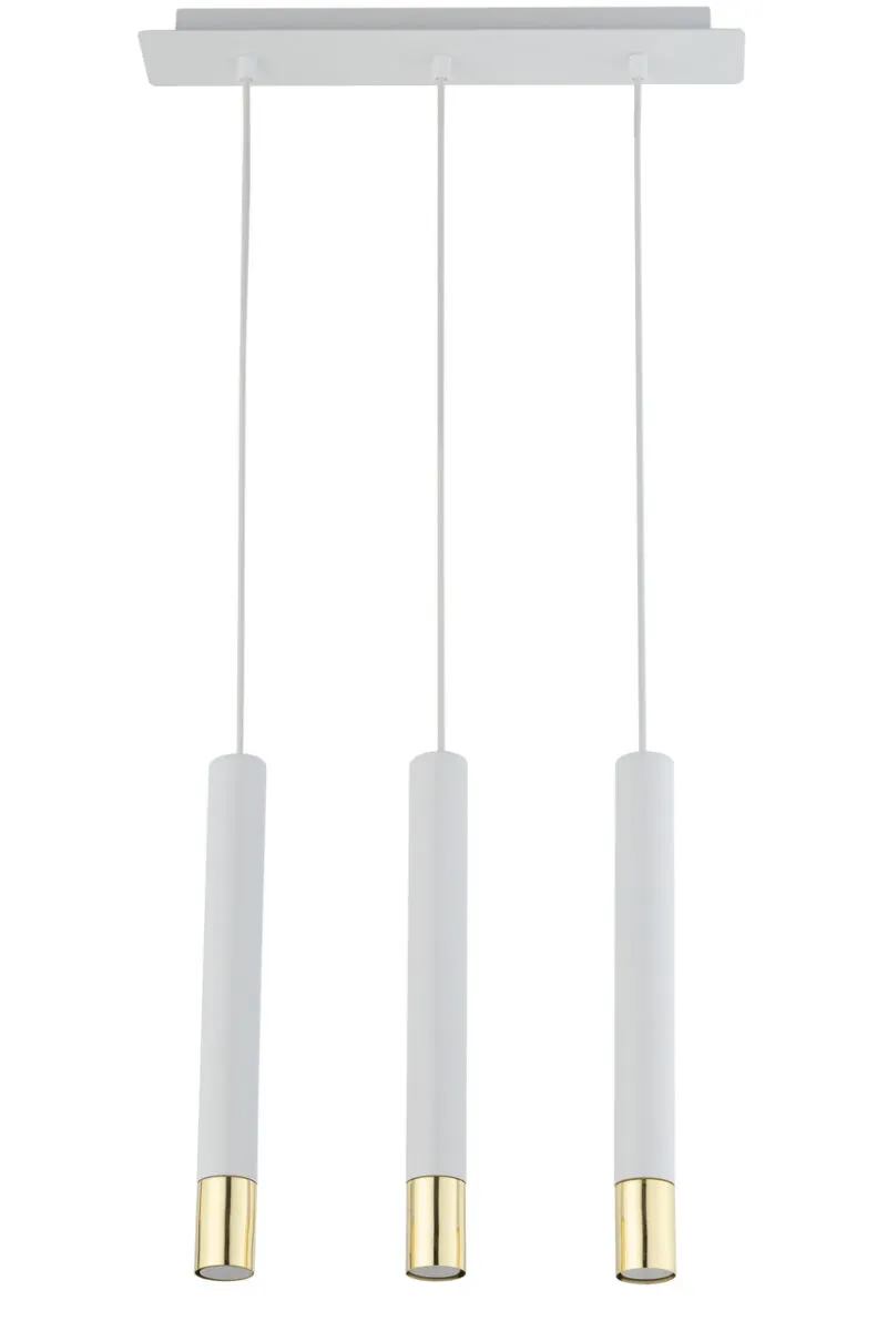 Lampa wisząca SOPEL GRAND 3 biało-złota Lampa wisząca SOPEL GRAND 3 biało-złota